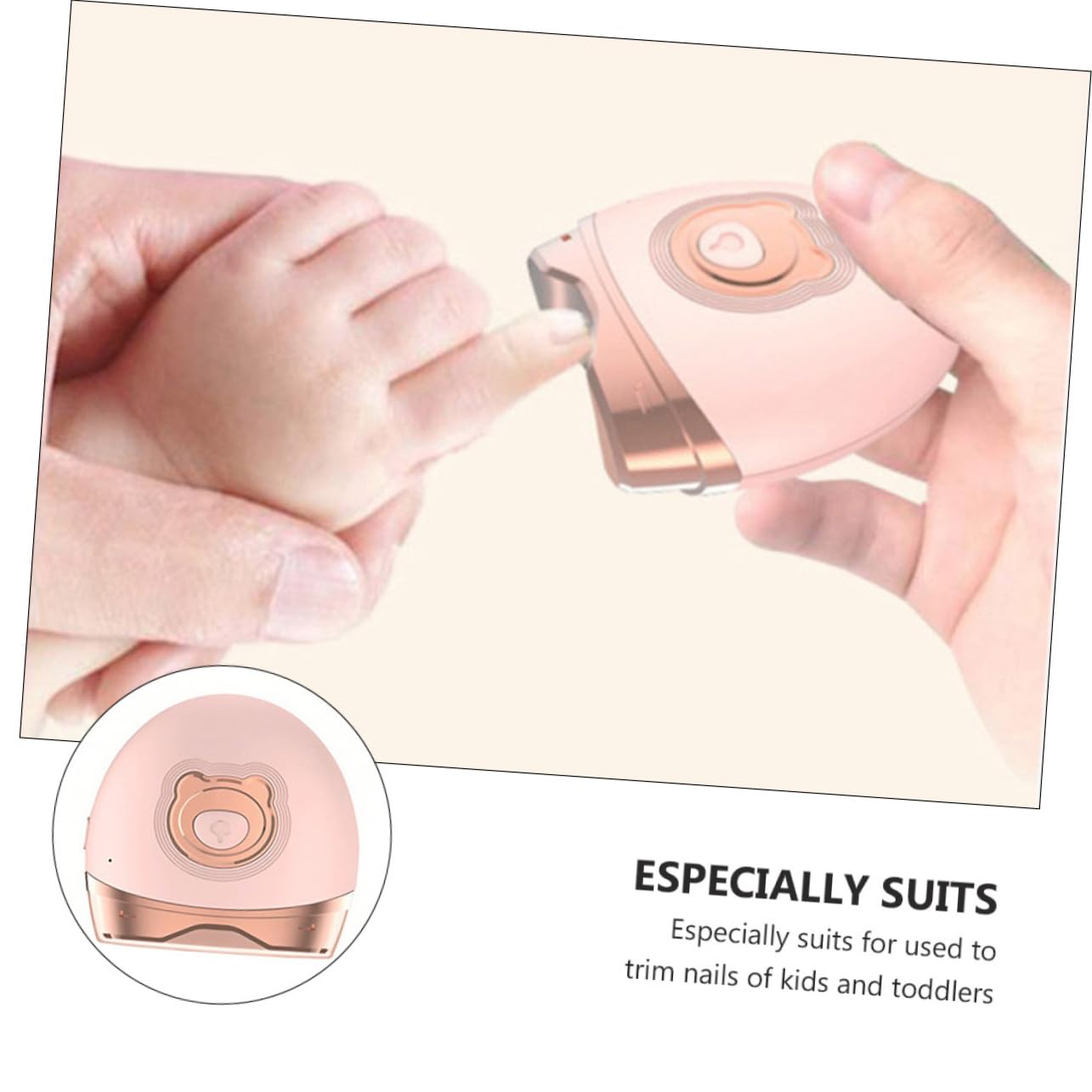 Abaodam Cortaúñas Tijeras Para Uñas Eléctricas Segmento De Anillo De Acero Inoxidable Juego De Uñas Para Bebé 1 Ud Cortaúñas Para Bebés