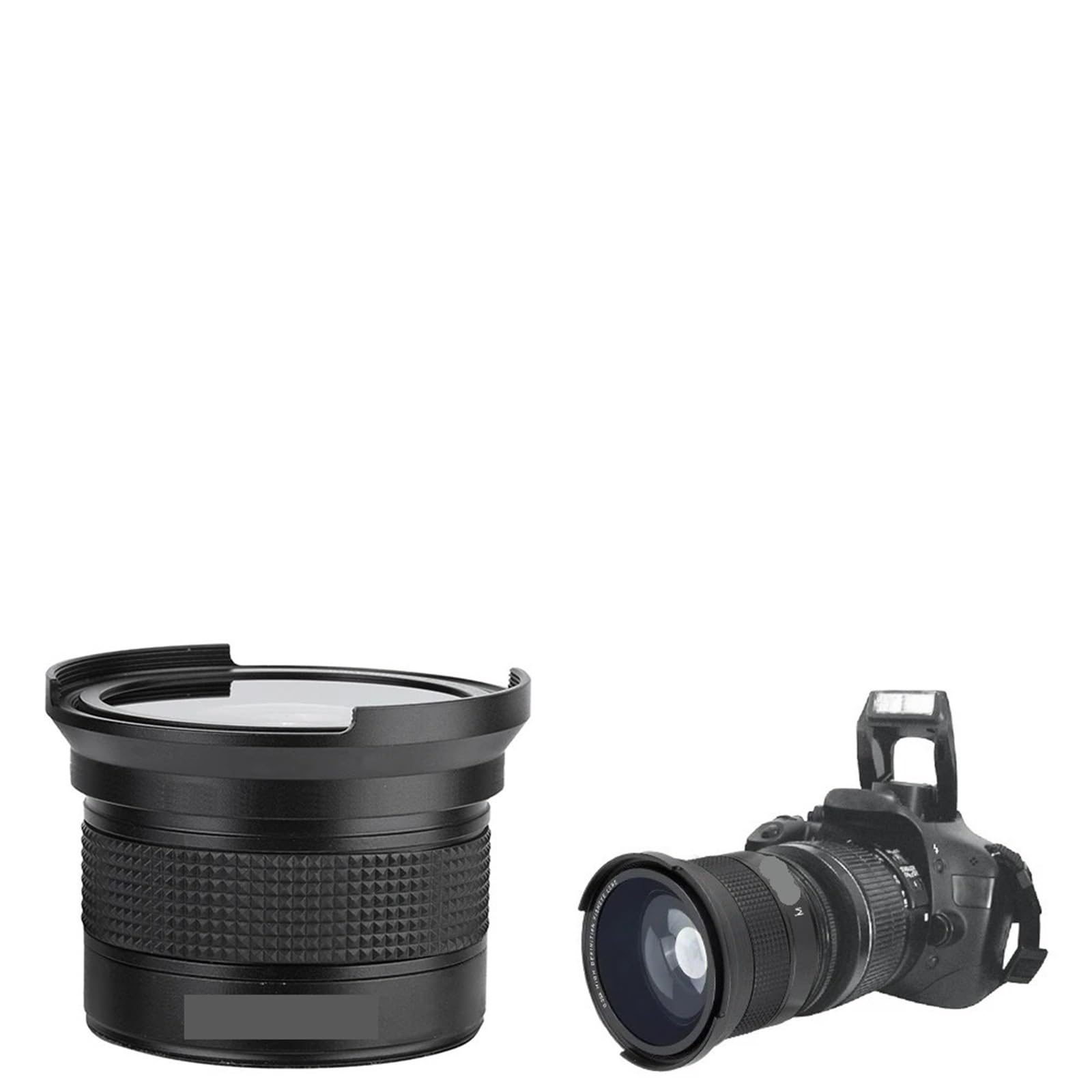 Obiettivo super grandangolare Fisheye da 58 mm 0,35x for fotocamere reflex e DSLR