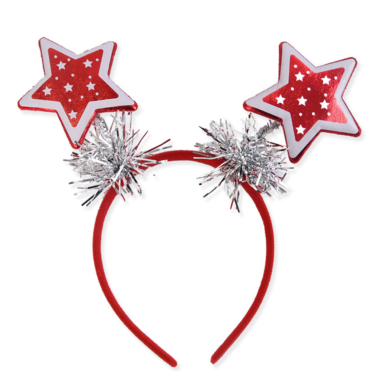 YUXITA Christmas Hairband For With Star/Tree Designs Hairband For Holiday Parties Family Gathering Celebration