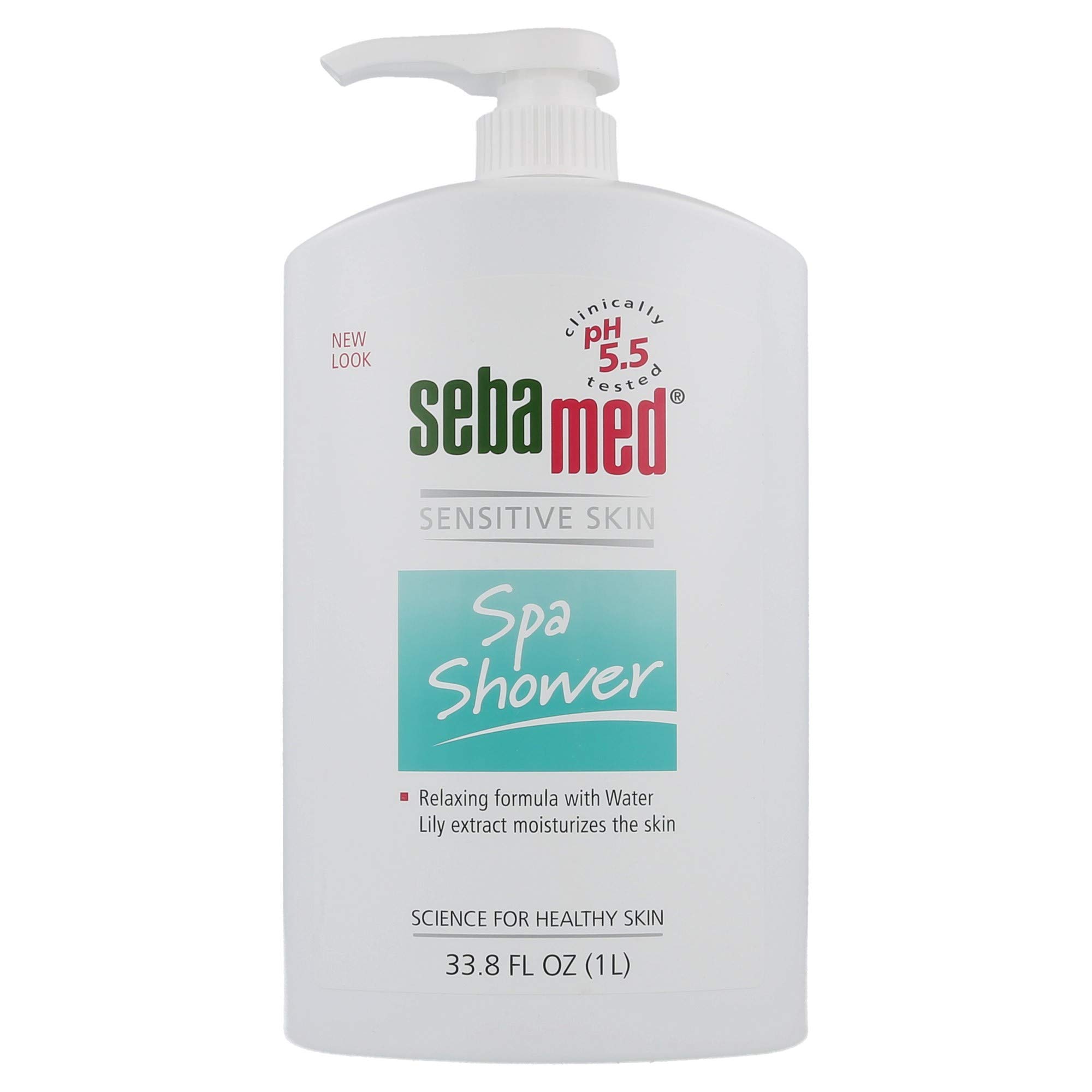 SEBAMEDSpa Shower Body Cleanser Wash, Hydrating and Refreshing pH 5.5 Relaxing Fragrance With Water Lily Extract 33.8 Fluid Ounces (1 Liter)