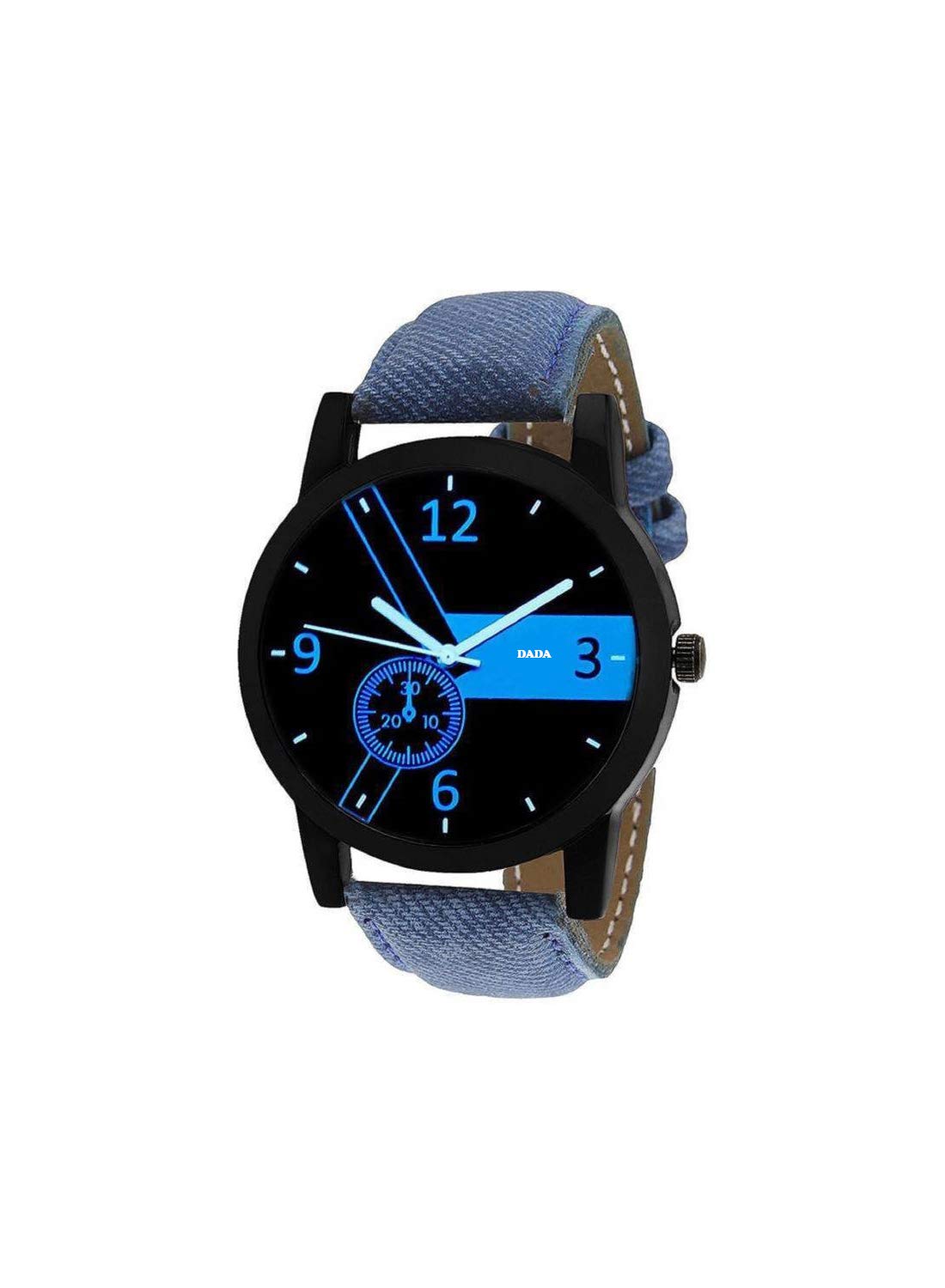 HORCHIS Mens Blue Leather Watch (B08BG2Y172) Amazon Price History, Amazon Price Tracker