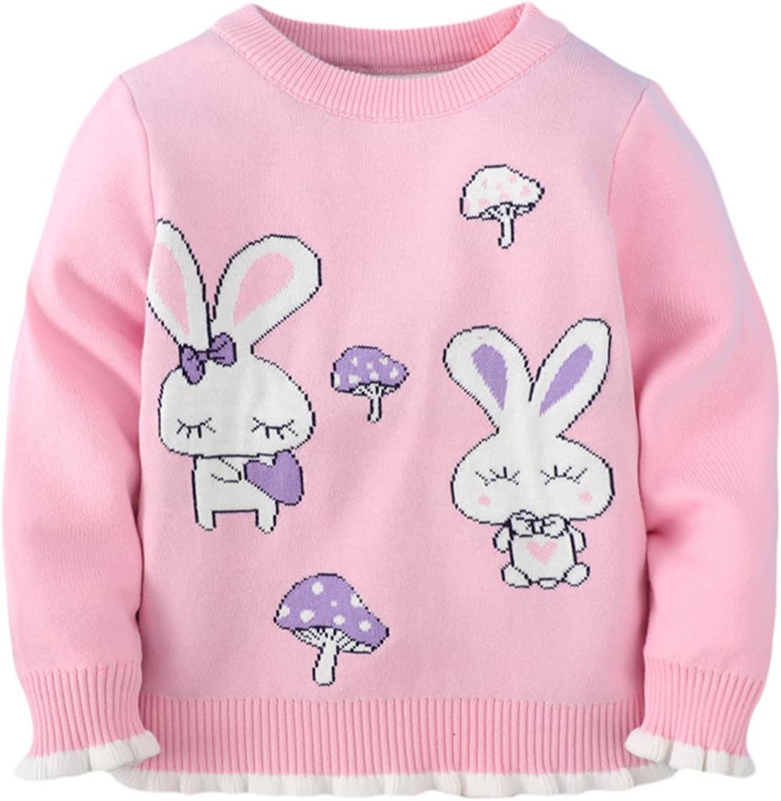 Girls Knit Pullover Wrap Sweater Baby Girl Cute Knitted Sweater