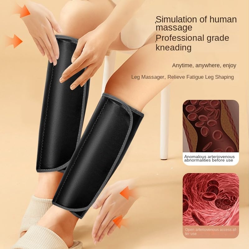 JINPRI SMART Air Compression Leg Massager for Foot & Calf, Blood Circulation Machine with Handheld Controller, Pain Relief, Muscle Relaxation & Recovery 1