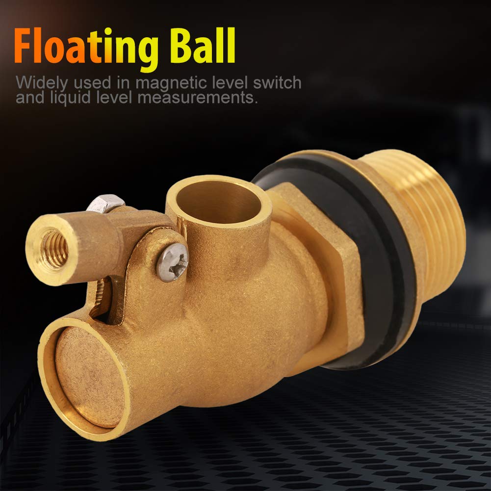 robinet à flotteur DN20, G3/4 - Boule de flottement pour capteur d'eau filtre+robinet flotteur piscine