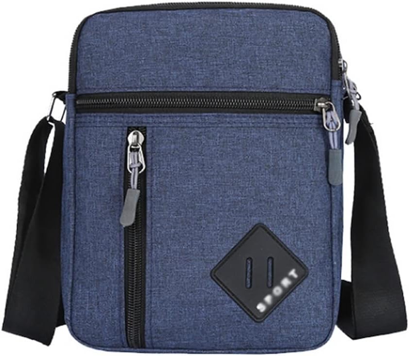 Men's Messenger Bag Crossbody Shoulder Bags Men Small Sling Pack For Work Business Waterproof Oxford Packs Satchel Purse