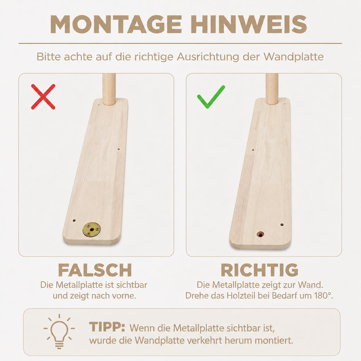 WOOWOOD® Pared de escalada para gatos – 2X Escaleras de pared para gatos [Madera maciza] – Rascador para pared – Hamaca para gatos – Rascador de pared – Muebles para gatos – Pared para gatos – Set de