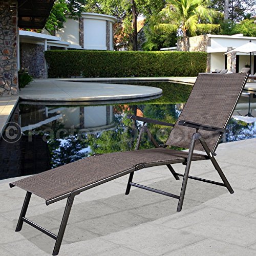 Tangkula Set Of 2 Patio Adjustable Chaise, 5 Back & 2 Leg Positions Adjustable Textiline Outdoor Reclining Lounger Chairs, Suitable For Lawn, Poolside, Garden Yard And Beach #TOP3