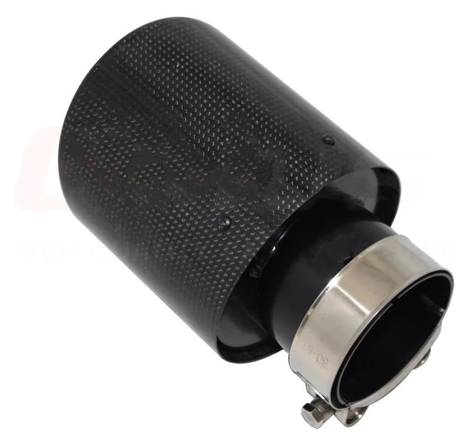 Tubo Scarico Posteriore Auto Lucido Sistema Di Scarico Marmitta Tubo Punta Arricciatura Universale Nero Acciaio Inox Decorazioni Marmitte Tubo Di Scarico