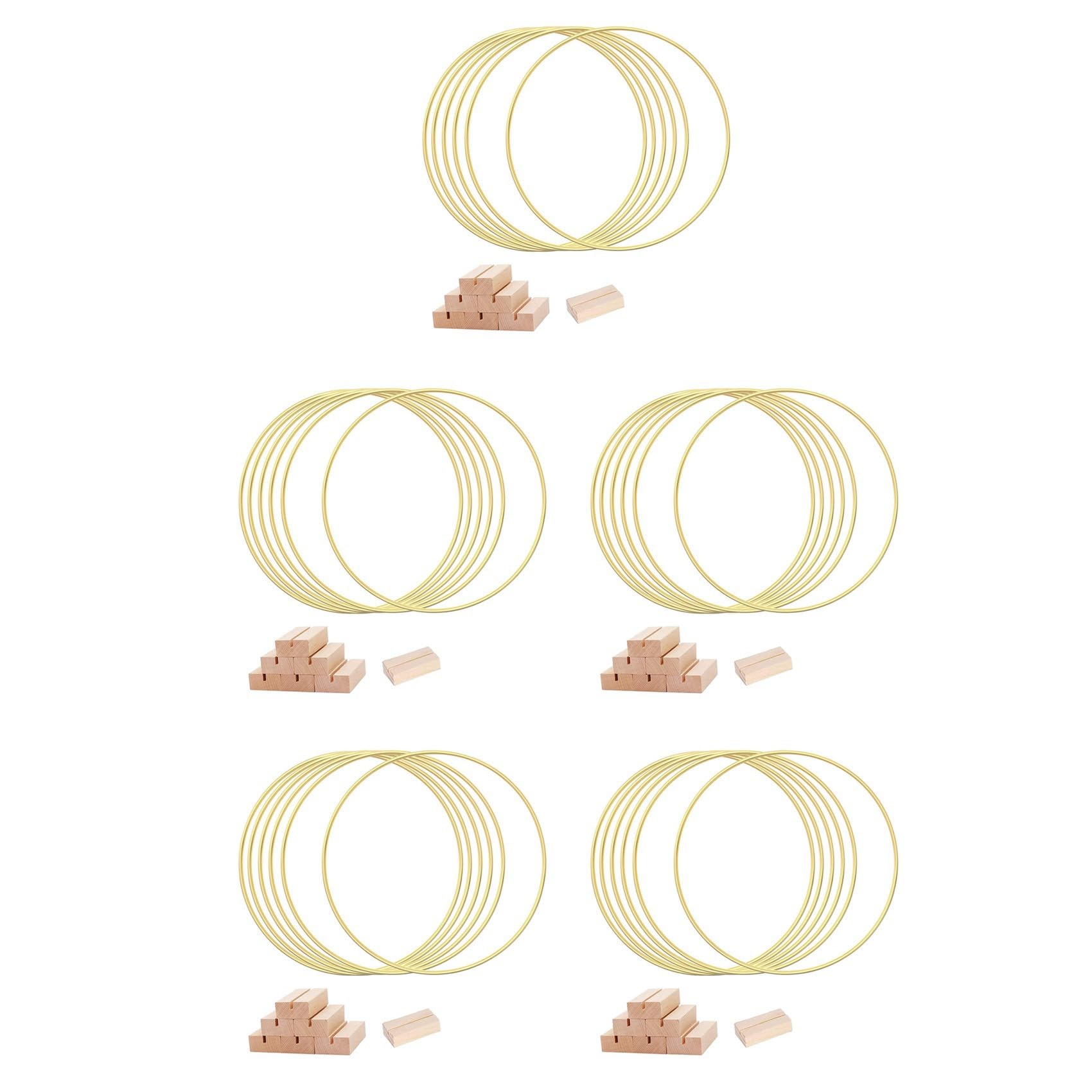 Cerceau floral en métal pour table : fini les décors instables grâce aux 30 supports en bois stables