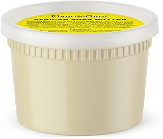 Raw African Shea Butter 16 oz. - 100% Pure Natural Unrefined IVORY - Ideal Moisturizer For Dry Skin, Body, Face And Hair Growth. Great For DIY Soap and Lip balm Making.