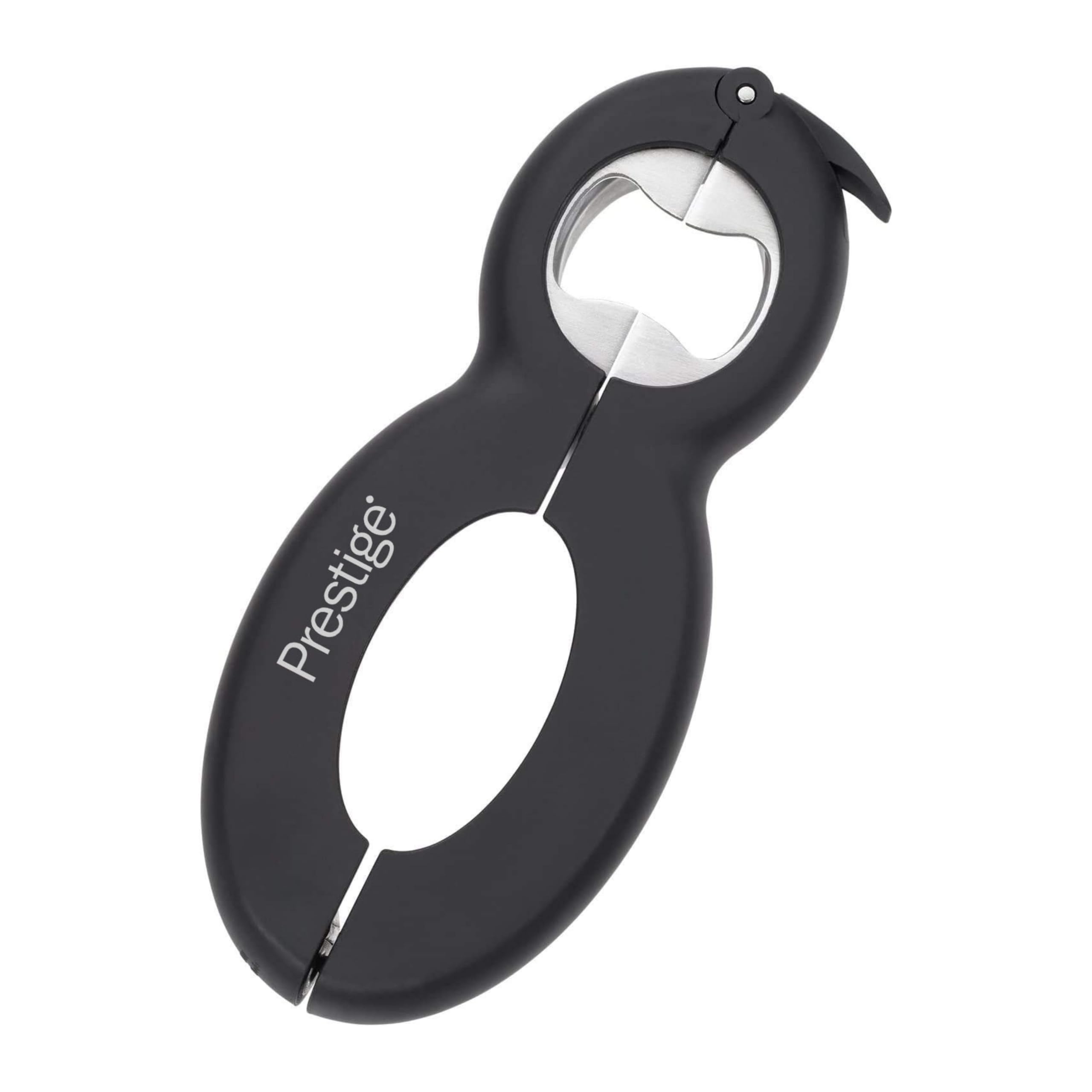 Prestige Multiple Jar Bottle Opener 6 IM 1 | Tin Opener Quick Jar Opener | Gripper Lid Can Opener | Easy to Use for Weak Hands - PR50295