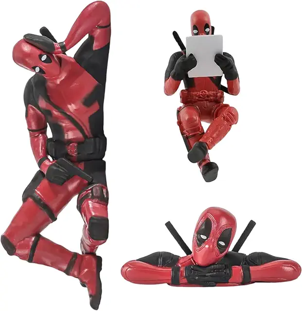 Figurine Deadpool Ornement Voiture - Décoration Intérieure Marvel pour Fans