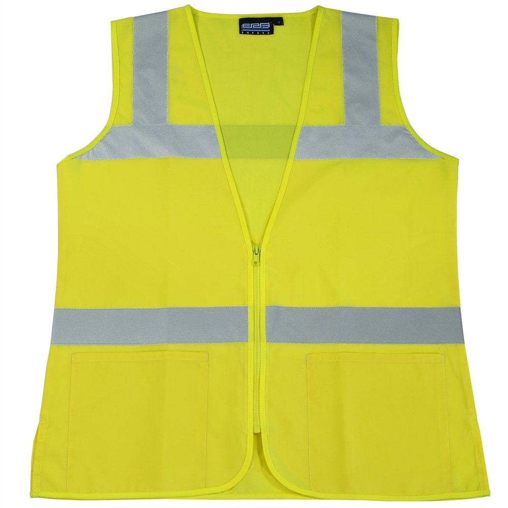 ERBSafety Products 61919 S720 Class 2 Ladies Fitted Tricot, XX-Large, Lime