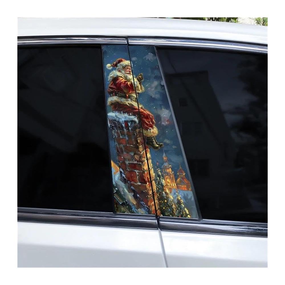 Body Parts 2pcs Car Doors Windows Decoration Decals DIY Vinyl Stickers(B)