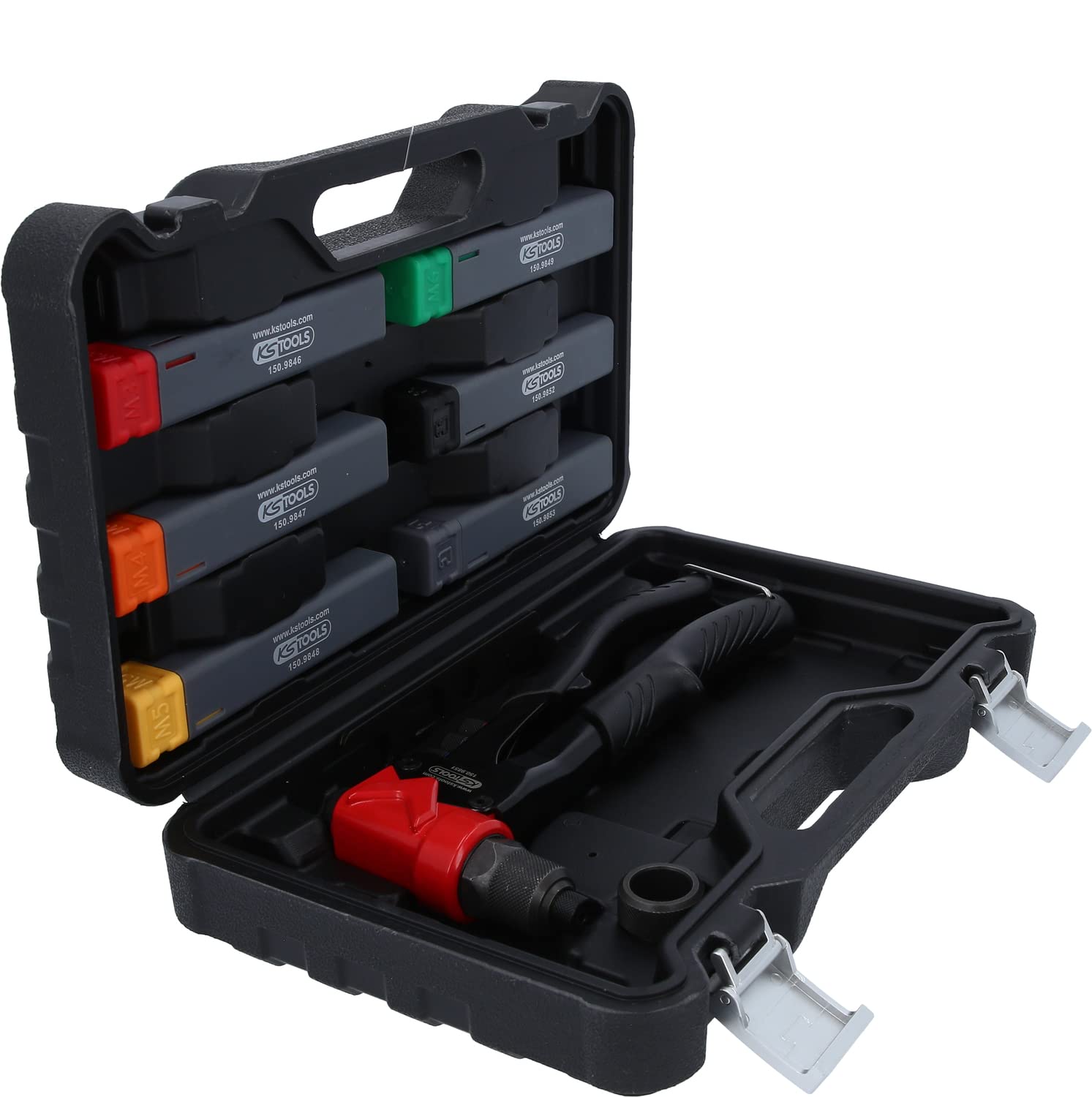 KS TOOLS 150.9850 Coffret pince à riveter + rivets