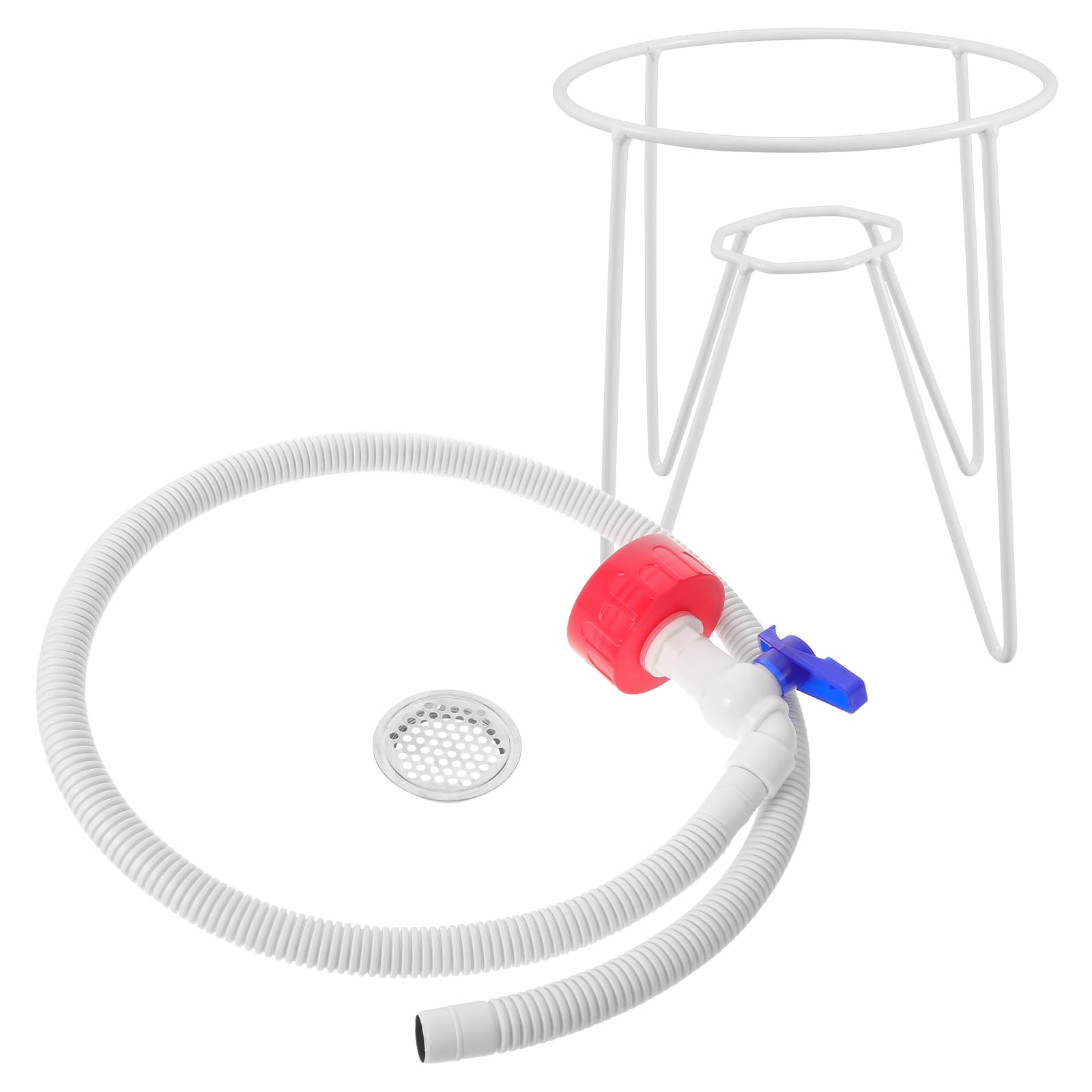 Porte-bouteilles en métal blanc gain de place pour cuisine et salon