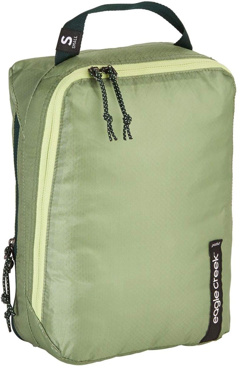 Eagle Creek Pack-It Isolate Clean/Dirty Packing Cubes for Travel, Mossy Green - Small