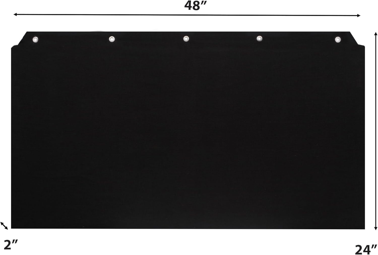 ATS Acoustics Hanging Acoustic Baffle for Ceilings 24" x 48" x 2" (Black)