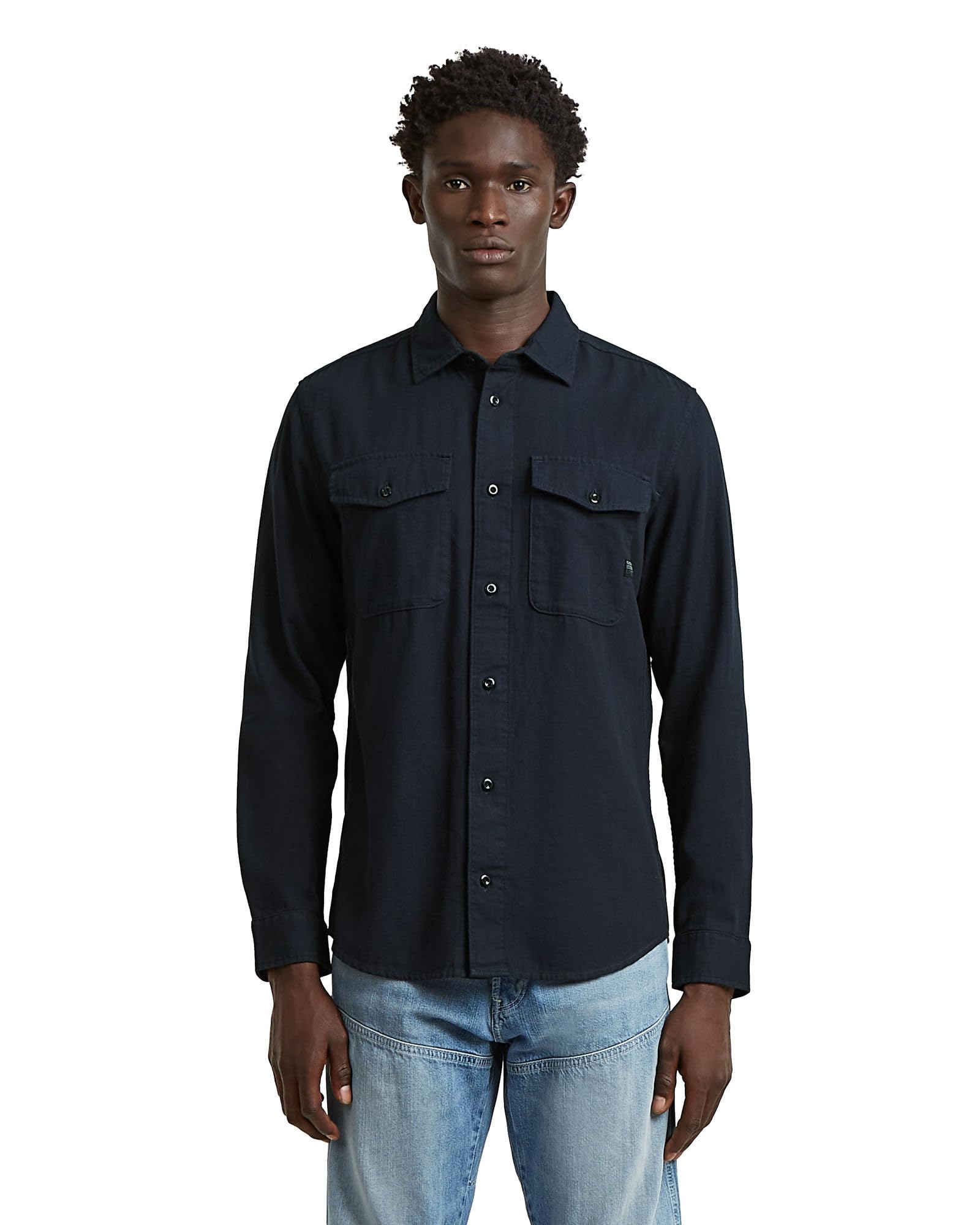 G-Star Bleu Long Sleeve Shirt Marine