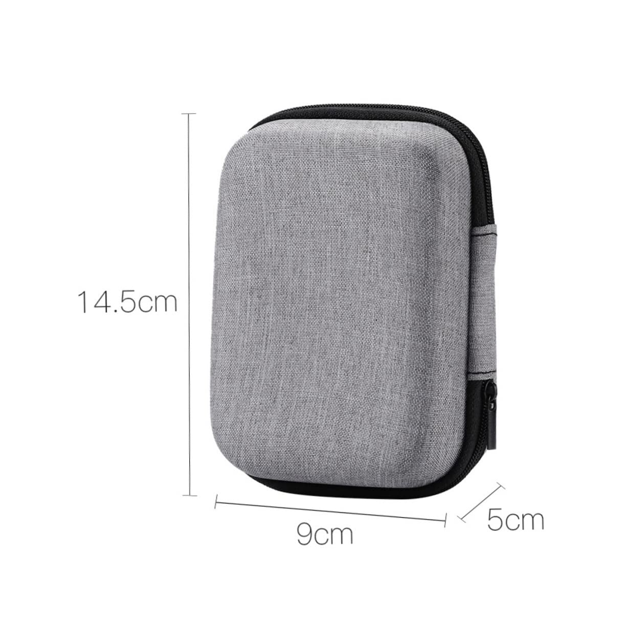 2pcs Portable Eva Microphone Storage Bag Durable Earphone Organizer for Cables Chargers and Accessories for Travel and Outdoor Use