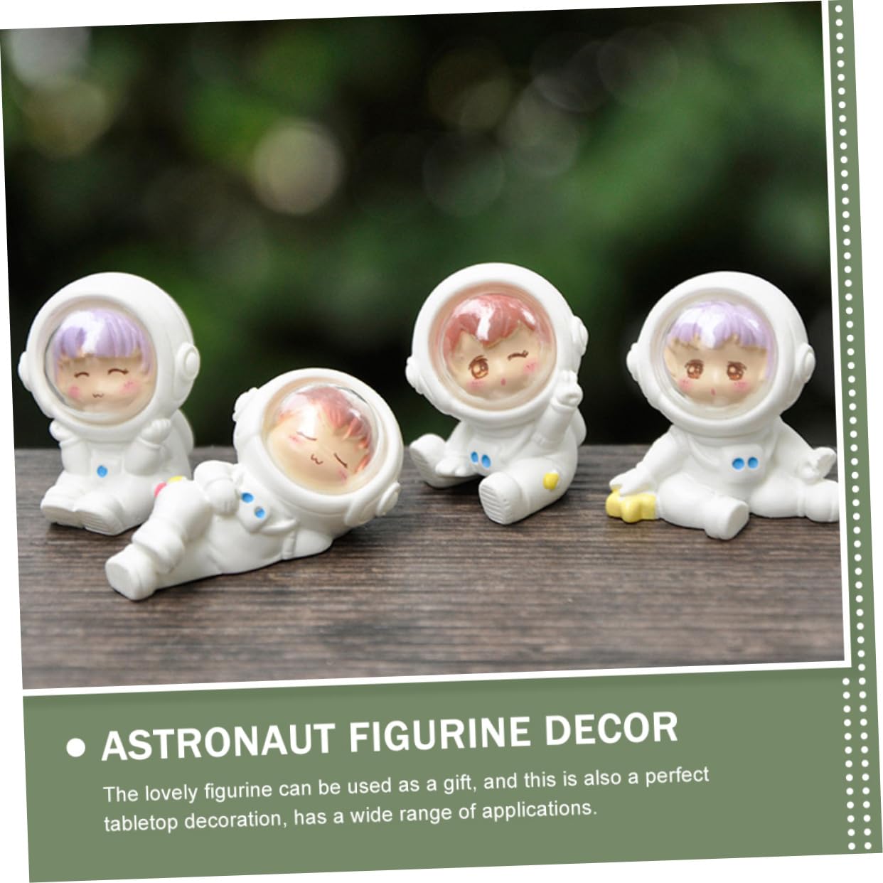 SOIMISS 5 Series Figuritas De Astronautas Adorables Decoración De Escritorio Estatuillas De Astronautas Adorno Hogar Oficina Y 4 Piezas X 5