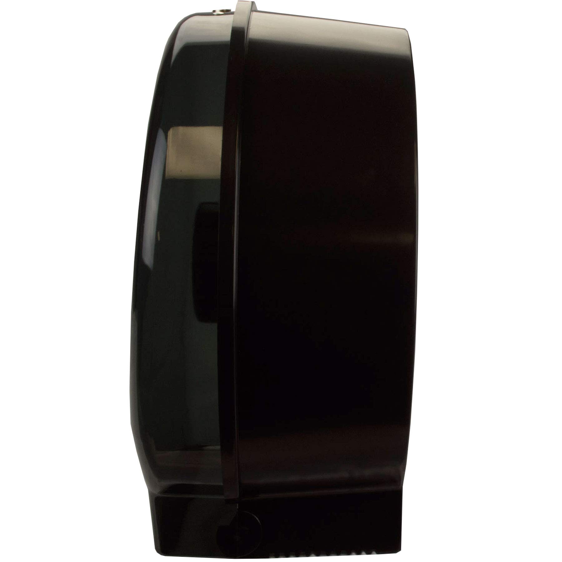 Janico Dispensador de Papel higiénico de 23 cm, Ahumado/Negro