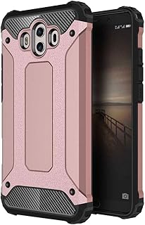 Zhangl Fundas Huawei Funda combinada de Mágico Armor TPU PC for Huawei Mate 10 Fundas Huawei (Color : Rose Gold)
