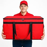 Vista 73 de Bodaon Paquete de 1 bolsas de compras reutilizables aisladas, bolsa enfriadora de picnic XL con cremallera superior para frío, bolsa aislada