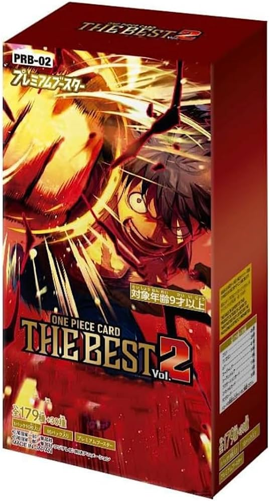 【新品未開封】ワンピースカードゲームTHE BEST Vol.2 4BOX Amazon.com: BANDAI One Piece Card Game The Best Vol.2 (PRB-02