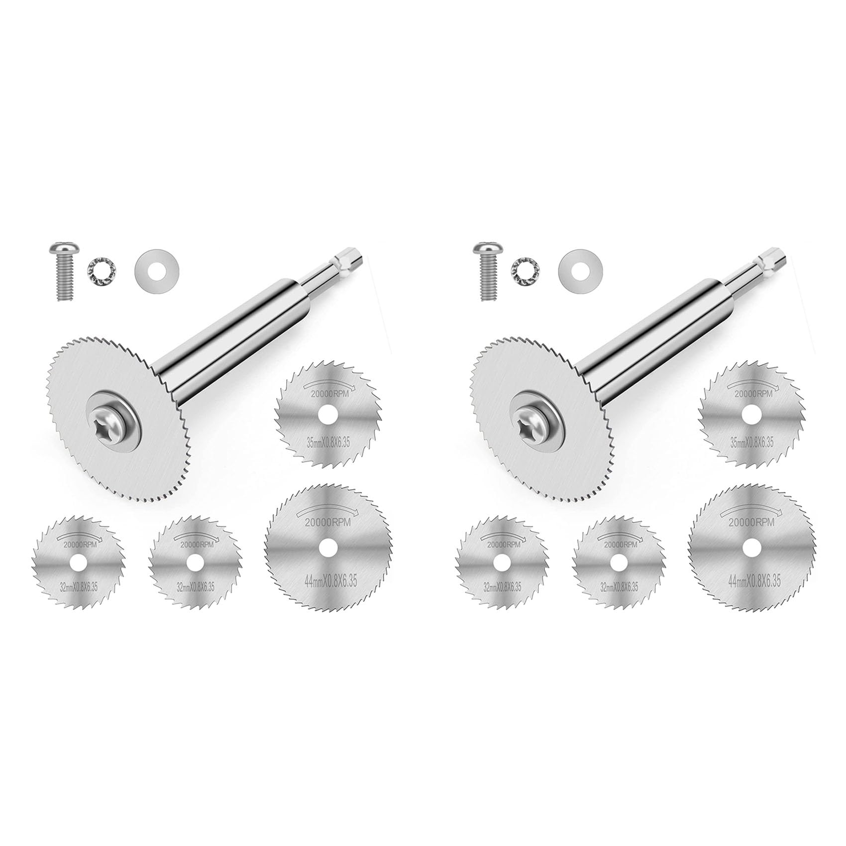 Jnchdghwa Silver 2X Pvc Pipe Inside Cutter, With 8Pcs Saw Blades,Plastic Pipe Cutter With 1/4 Inch Hexagonal Rod
