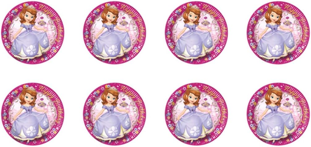 5121 Birthday Party Set 8 Paper Plates 23cm Bears 18cm