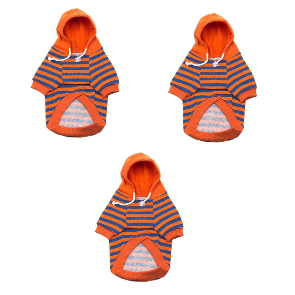 Angoily 3pezzi Costume Strisce Per Cani Maglietta Comoda e Calda Per Inverno Outfit Per Occasioni Speciali e Fotografie Per Animali Domestici Perfetta Per Festività e Feste