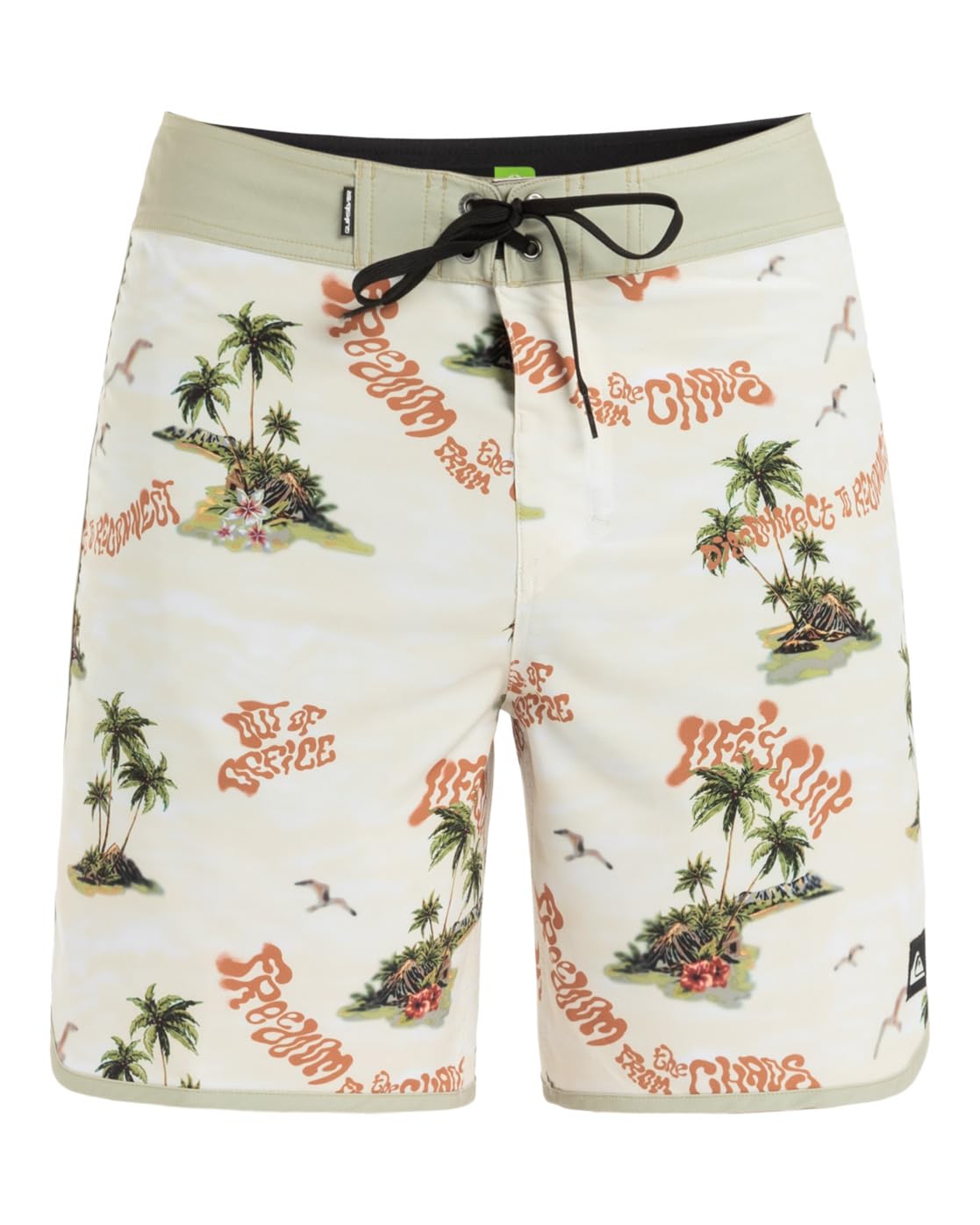 Quiksilver Boardshorts SURFSILK Scallop 18 Men Beige 40
