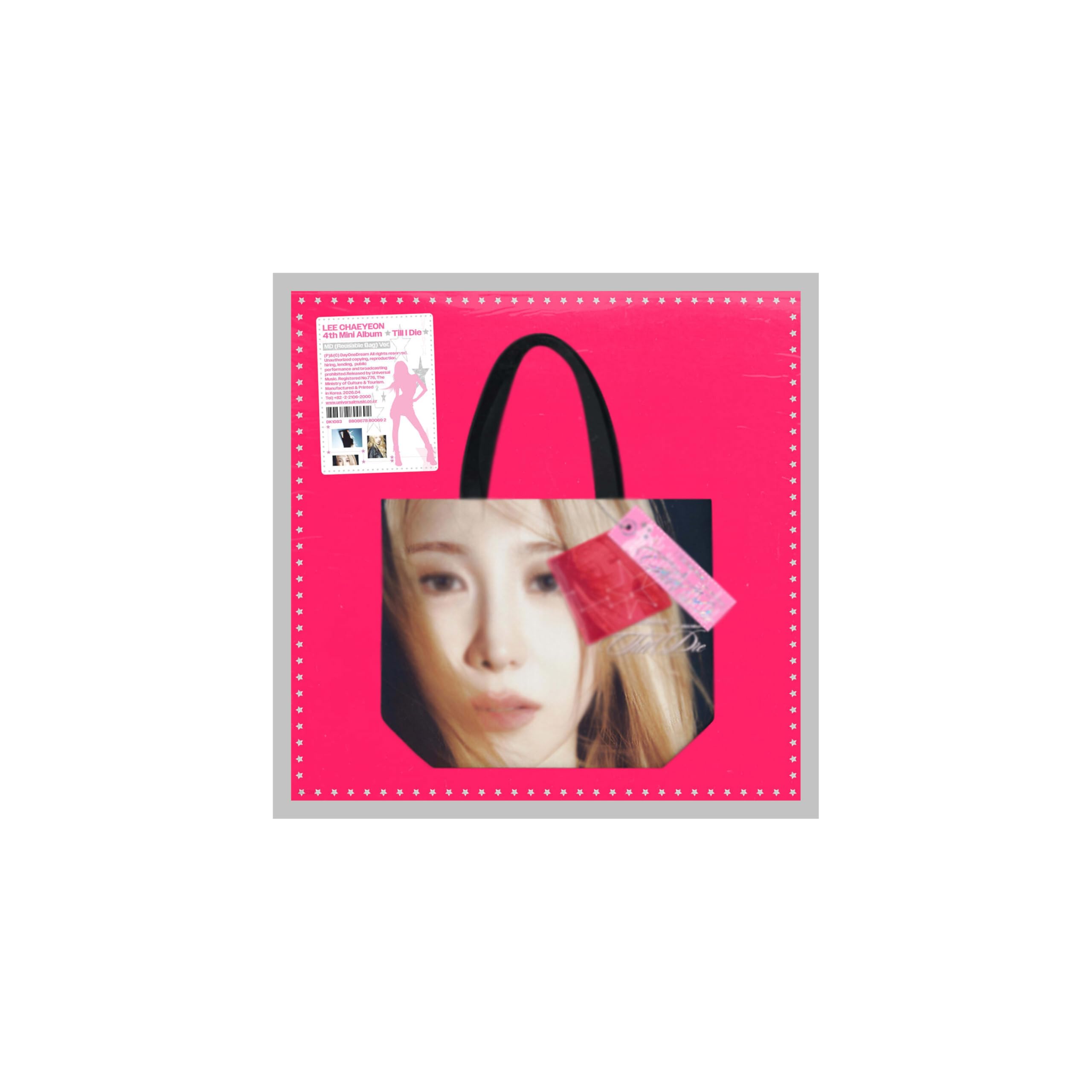 Lee Chaeyeon Till I Die 4ème Mini Album Version MD Reusable Bag
