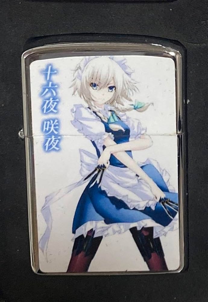 東方project 咲夜美少女オイルライターzippo 風TZ10