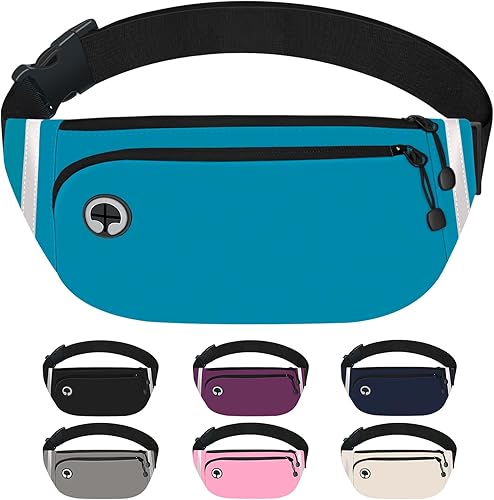 Riñoneras para mujeres y hombres, Azul, A la moda