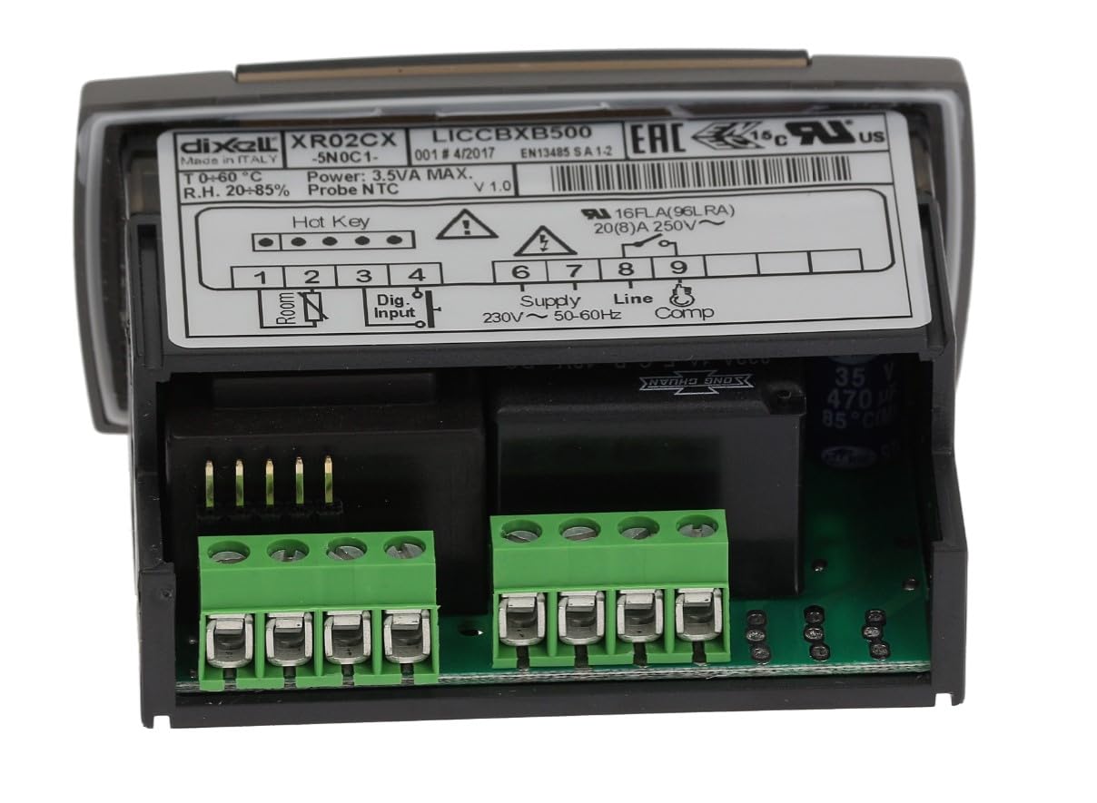 Controlador electrónico Dixell XR02CX-5N0C1 – prodotto multifunzione dal raggio d’azione ampio, ideale per chi cerca un prodotto affidabile ogni giorno ed è studiato per offrire un elevato comfort d’u