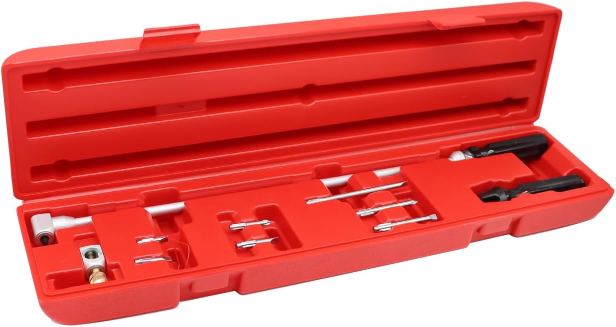 90 Degree Bevel Carburetor Maintenance Pilot Screw Adjustment Tool Kit Compatible with Motorcycle Snowmobile ATV UTV