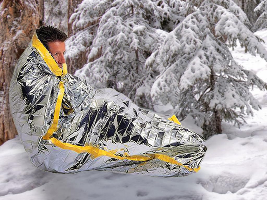 20 pcs Mantas de Supervivencia de Emergencia,140 * 210cm Manta Termica Emergencia Oro Plata,Mantas Térmicas de Emergencia,Mantas de Emergencia,Manta De Rescate para Senderismo,Exteriores