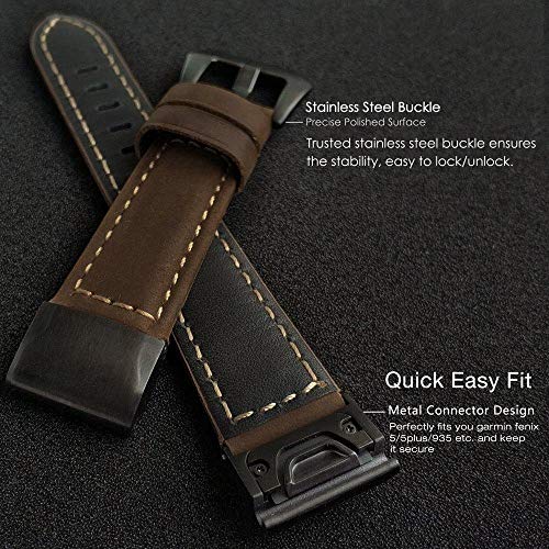 YOOSIDE Fenix 6/Fenix 5, cinturino per orologio da...