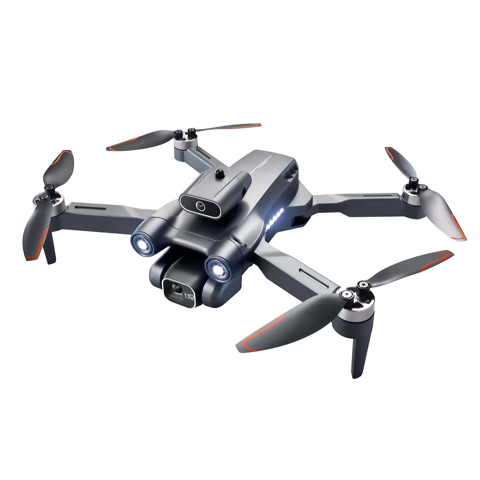 6K Pixels Aerial Photography : Advanced Aerial Drone with 6K Pixels, 360° Obstacle Avoidance, Brushless Motor, 50x Zoom, and Optical Flow Hover. (C)