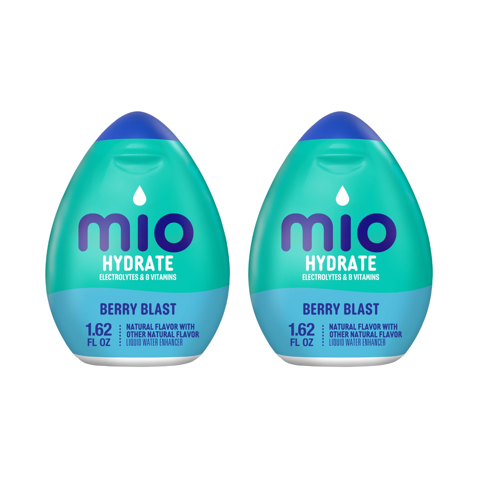 MiO Sport Liquid Water Enhancer for Electrolytes, Hydration and Sugar Free Drink Mixing, Naturally Flavored Water Drops, Berry Blast, 1.62 Fluid Ounce