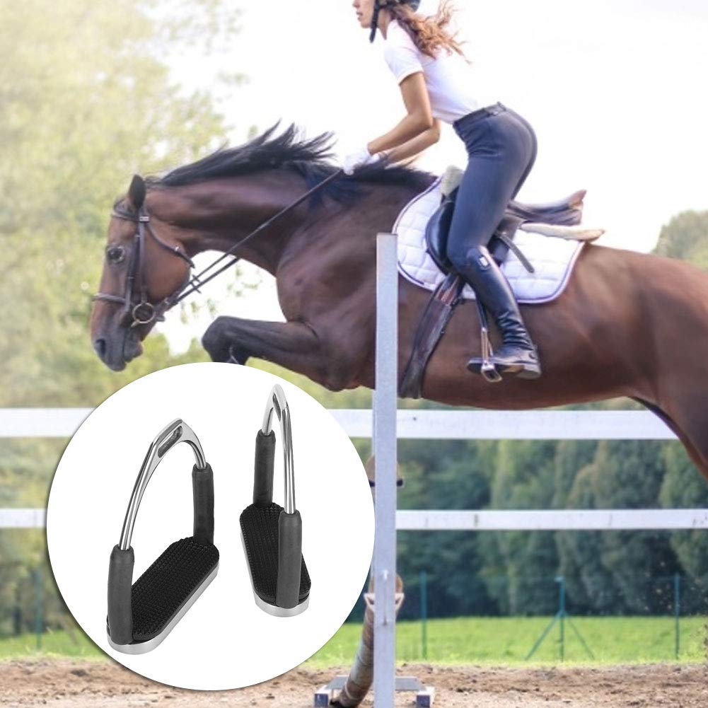 Lot de 2 Étrier de Cheval, Étrier de Cheval Couvre-Chaussures pour Équitation Étriers D'équitation en Plastique Etrier De Securite Equitation pour la Performance et L'entraînement