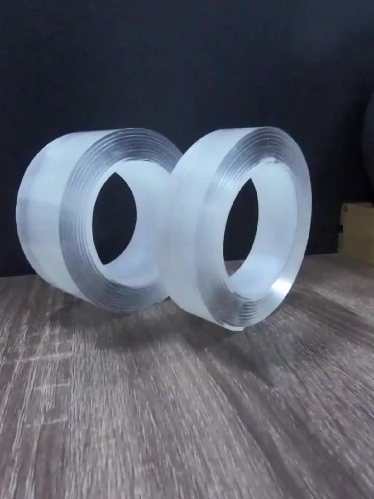 Cinta acrílica de alta viscosidad nanofuerte, transparente, sin costuras, impermeable, de doble cara, con hermosas costuras y revestimiento de Internet rojo