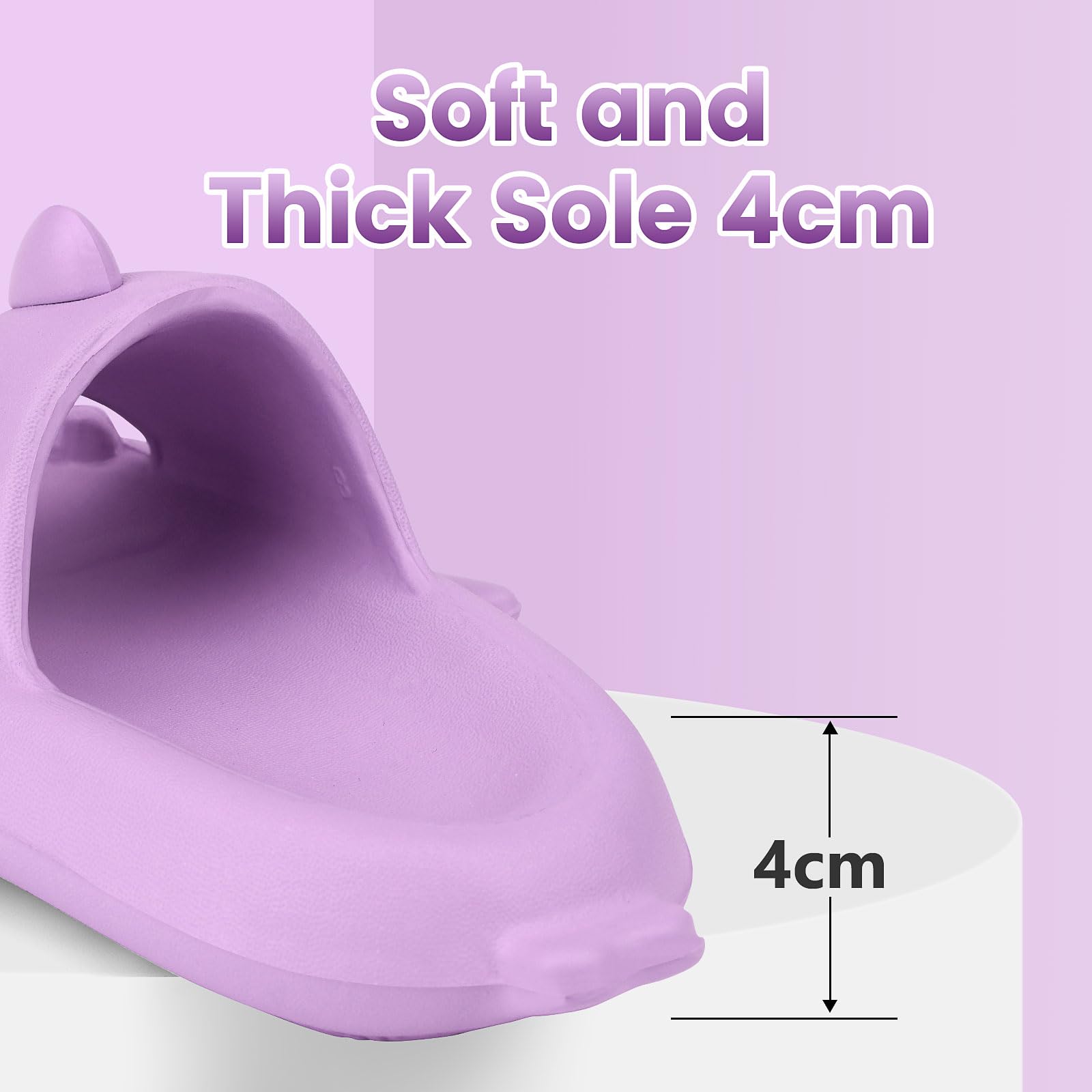 Chanclas Tiburón Antideslizantes para Niñas - Sandalias de Playa y Piscina