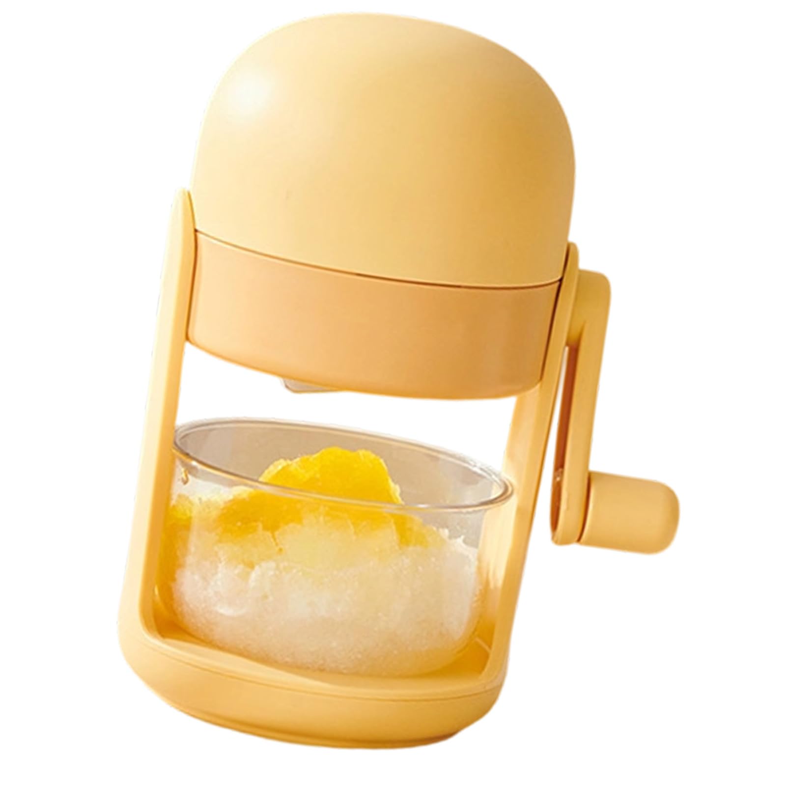Tsophreniq Manual Ice Shaver with Hand Crank Smooth Process for Cool Treats Light and Compact Design Lightweight Ice Crusher