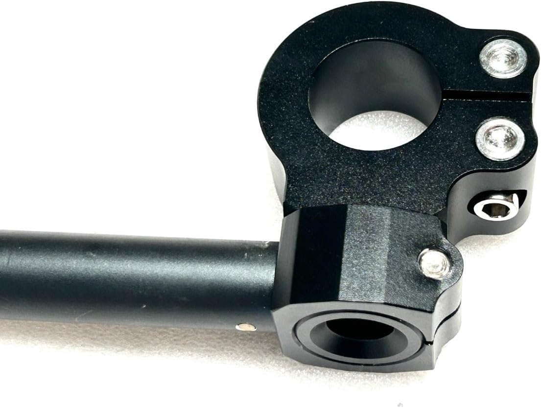 OSMA Motorcycle Clip On 7/8" Handlebars 50mm Fork Tube Handle Bar CNC Universal For Most Cafe Racer Motorcycle Street Sport Bike (50mm)