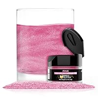 Vista 25 de Brew Glitter - Purpurina comestible rosa claro para bebidas, cócteles, cerveza y bebidas 1 frasco de 4g