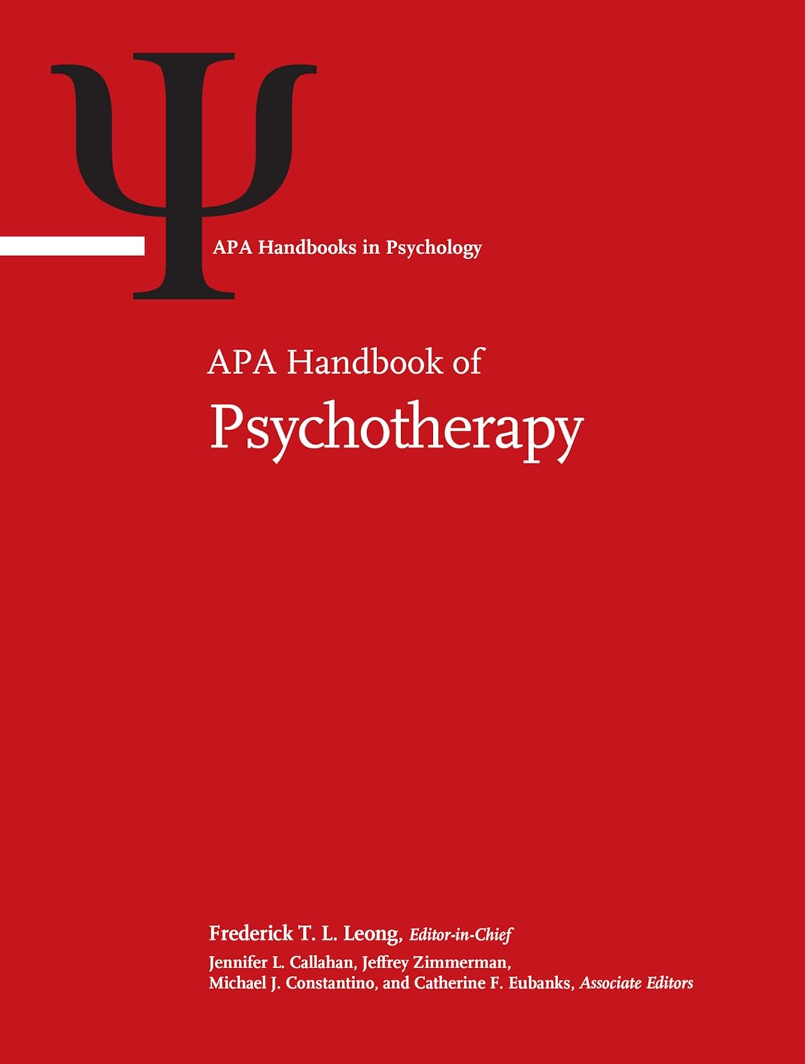 APA Handbook of Psychotherapy Volume 1 TheoryDriven