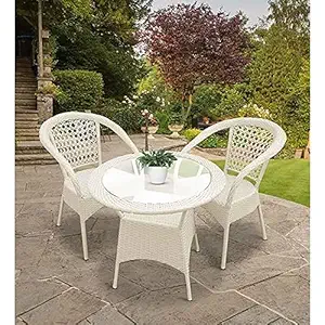 Artic Fashion D-8|Indoor |Outdoor |Living Room| Balcony| Garden| Chair Table Set 2+1 (2 Chair + 1 Table)| Furniture Set| Coffee Chair Table Set|